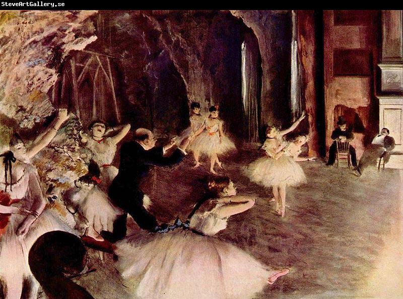 Edgar Degas Stage Rehearsal
